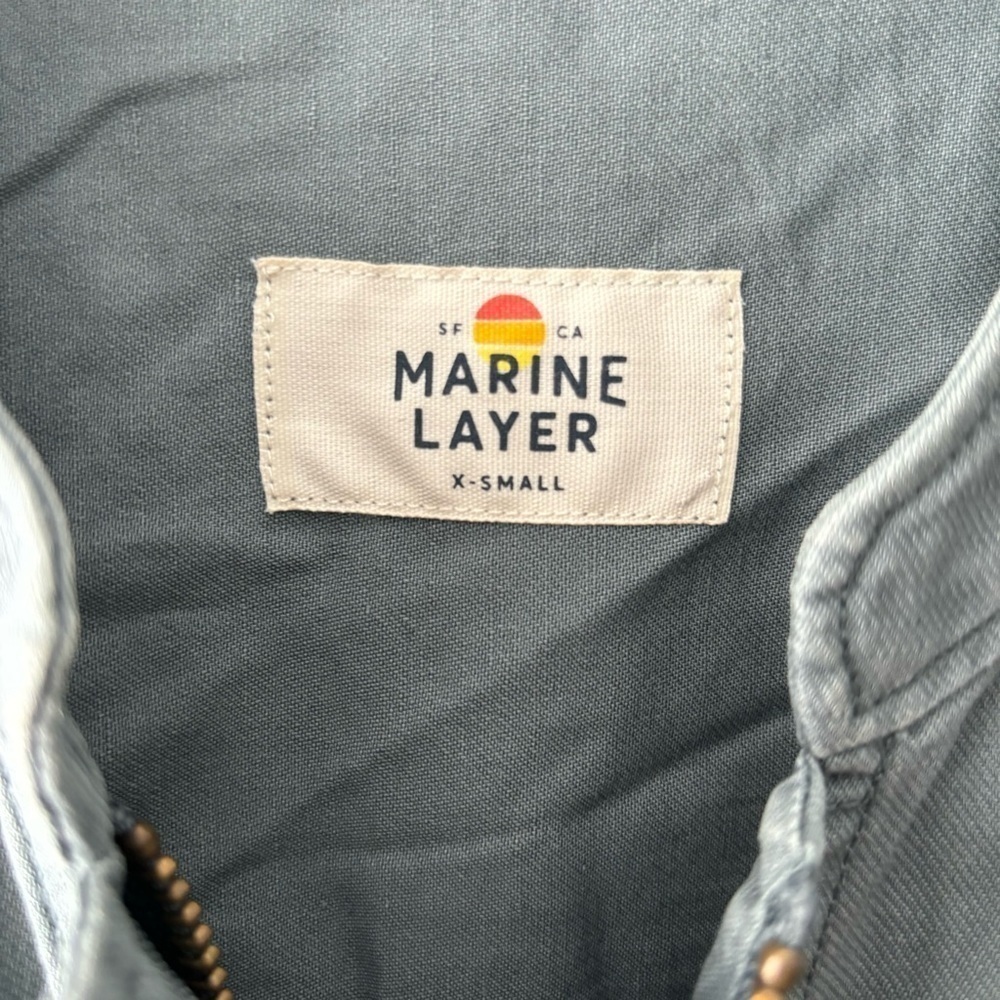 Marine Layer | Cotton Linen‎ Blend Charlotte Utility Jacket size XS - Picture 7 of 8